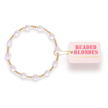 Load image into Gallery viewer, Bri Pearl Gold Beaded Bracelet