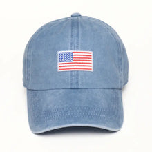 Load image into Gallery viewer, American Flag Embroidery Baseball Cap