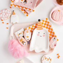 Load image into Gallery viewer, Orange and Pink Checkered Plate