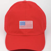 Load image into Gallery viewer, American Flag Embroidery Baseball Cap