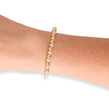 Load image into Gallery viewer, Anna Pearl Gold Beaded Bracelet