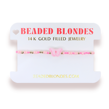 Load image into Gallery viewer, Butterfly Bracelet on Pink Sprinkle