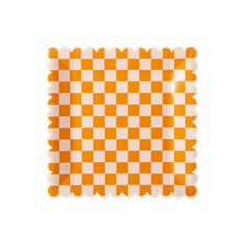 Load image into Gallery viewer, Orange and Pink Checkered Plate