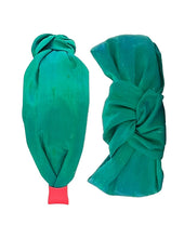 Load image into Gallery viewer, Pretty Happies Green Silk Headband
