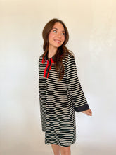 Load image into Gallery viewer, JODIFL RED/BLACK MINI LONG-SLEEVE DRESS
