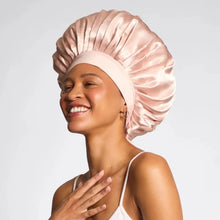 Load image into Gallery viewer, Adjustable Oversized Satin Bonnet
