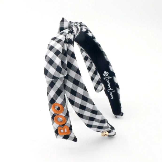 Boo Yeah! Gingham Headband