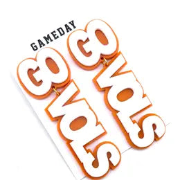 Go Vols Dangle Earring