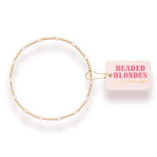 Load image into Gallery viewer, White Dainty Poppi Beaded Bracelet
