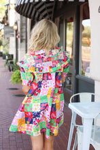 Load image into Gallery viewer, Fruit Quilt Peter Pan Stitch Dress
