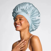 Load image into Gallery viewer, Adjustable Oversized Satin Bonnet
