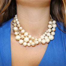 Load image into Gallery viewer, Pearl Cluster Necklace
