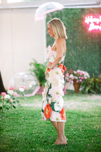 Load image into Gallery viewer, Spring Summer Floral Embroidered Strapless Maxi
