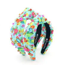 Load image into Gallery viewer, Brianna Cannon Tropics Floral Headband w/ Crystals
