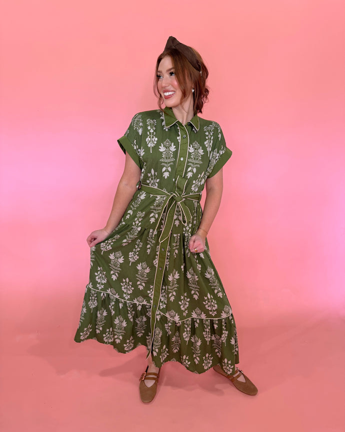 Olive Orchard Dress