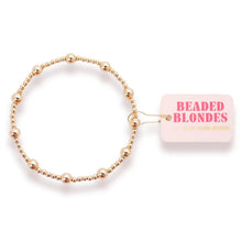 Load image into Gallery viewer, Lively Gold Beaded Bracelet
