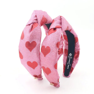 Pink & Red Hearts Shimmer Headband