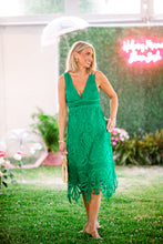 Load image into Gallery viewer, Kelly Green Sleeveless Midi
