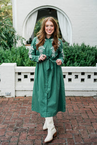 Western Flare Green Maxi