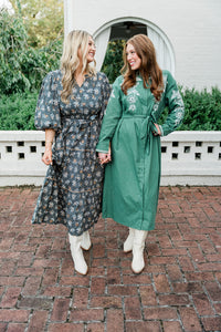 Western Flare Green Maxi