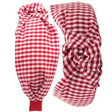 Load image into Gallery viewer, Red Gingham Headband
