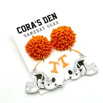 Old School Helmet Earrings