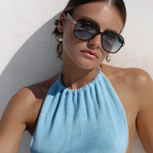 Load image into Gallery viewer, Spencer Tortoise Blue Sunglasses
