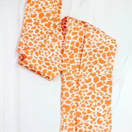 Big Orange Cheetah Scarf