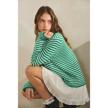 Load image into Gallery viewer, Everyday Cozy Knit Striped Sweater
