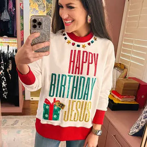 Happy Birthday Jesus Sweatshirt Brianna Cannon