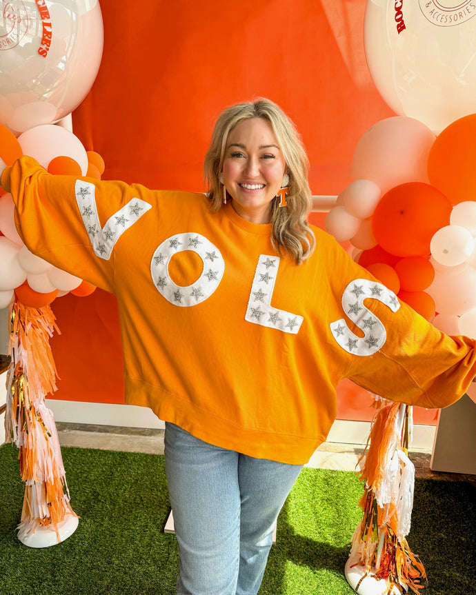VOLS Balloon Sleeve Pullover