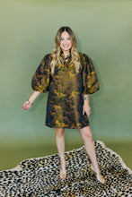 Load image into Gallery viewer, Horse Jacquard Dress with Balloon Sleeve
