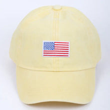 Load image into Gallery viewer, American Flag Embroidery Baseball Cap
