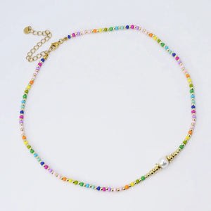 Be Happy Gemstone Necklace