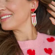 Load image into Gallery viewer, Teacher Love Pencil Earrings
