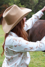 Load image into Gallery viewer, Premium Rancher Cowboy Hat Made from 100% Australian Wool-Camel
