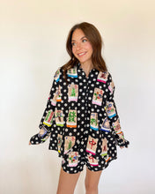 Load image into Gallery viewer, Queen of Sparkles - Mahjong Polka Dot Top

