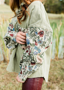 Wear Everywhere Jacquard Print Relaxed Shacket