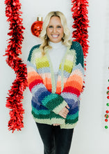 Load image into Gallery viewer, A Cardigan Of Many Colors Chunky Knit
