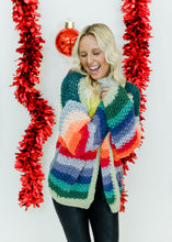 Load image into Gallery viewer, A Cardigan Of Many Colors Chunky Knit
