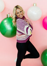 Load image into Gallery viewer, Apres Purple Mockneck Sweater
