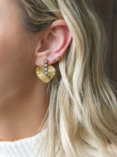 Load image into Gallery viewer, Farrah B Heart To Heart Earrings
