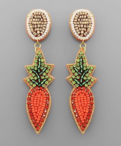 Seeded Carrort Earrings