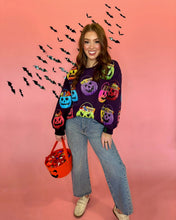 Load image into Gallery viewer, Candy In Halloween Baskets Sweatshirt
