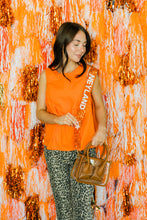 Load image into Gallery viewer, Gameday Sleeveless Orange Top
