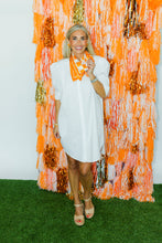 Load image into Gallery viewer, Adrienne White High Neck Dress
