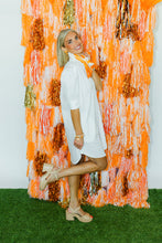 Load image into Gallery viewer, Adrienne White High Neck Dress
