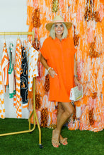 Load image into Gallery viewer, Orange Collared Dress
