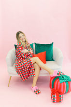 Load image into Gallery viewer, DOORBUSTER Checked Robe &amp; Sock Set

