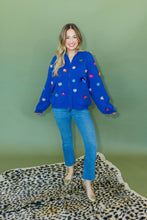 Load image into Gallery viewer, Queen of Sparkles Blue Sequin Sweater
